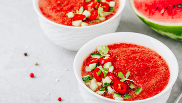 Entrante refrescante: Gazpacho de sandía